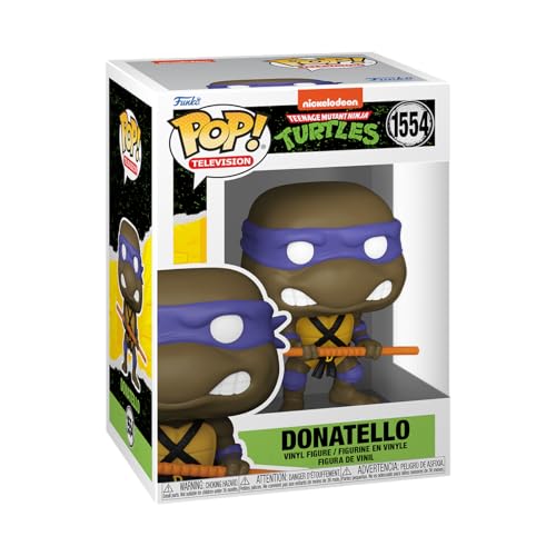 Funko POP! TV: Teenage Mutant Ninja Turtles (TMNT) - Donatello - TMNT Retro/Classic - Vinyl-Sammelfigur - Geschenkidee - Offizielle Handelswaren - Spielzeug Für Kinder und Erwachsene - TV Fans von Funko