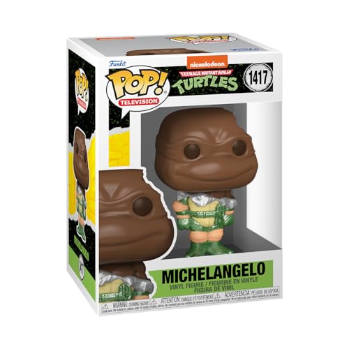 Funko Pop! TV: Teenage Mutant Ninja Turtles - (Teenage Mutant Ninja Turtles (TMNT)) - Michelangelo- Vinyl-Sammelfigur - Geschenkidee - Offizielle Handelswaren - TV Fans von Funko