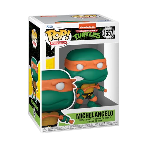 Funko POP! TV: Teenage Mutant Ninja Turtles (TMNT) - Michelangelo - TMNT Retro/Classic - Vinyl-Sammelfigur - Geschenkidee - Offizielle Handelswaren - Spielzeug Für Kinder und Erwachsene - TV Fans von Funko