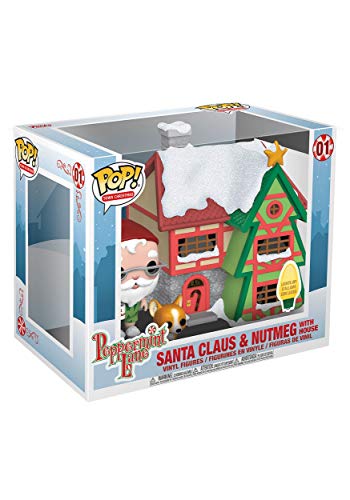 Funko POP! Town: Holiday - Santa Clauss House mit Santa Claus & Nutmeg - Vinyl-Sammelfigur - Geschenkidee - Offizielle Handelswaren - Spielzeug Für Kinder und Erwachsene - Modellfigur Für Sammler von Funko