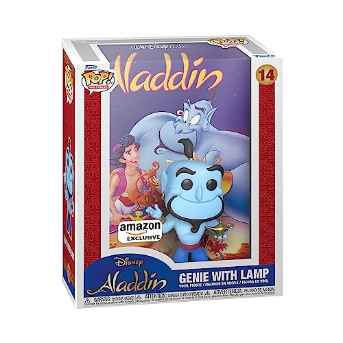 Funko Pop! VHS Cover: Disney - Aladdin - Amazon-Exklusiv - Vinyl-Sammelfigur - Geschenkidee - Offizielle Handelswaren - Spielzeug Für Kinder und Erwachsene - Modellfigur Für Sammler und Display von Funko