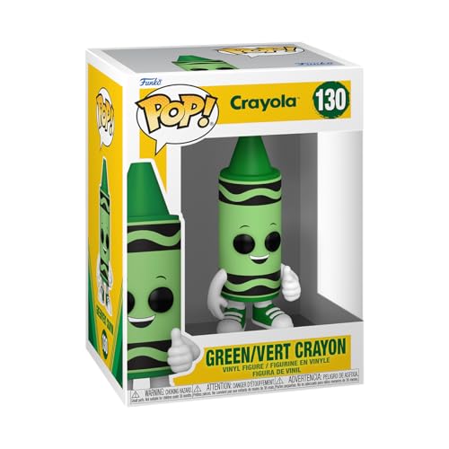 Funko POP! Vinyl: Crayola - Green Crayon - Vinyl-Sammelfigur - Geschenkidee - Offizielle Handelswaren - Spielzeug Für Kinder Und Erwachsene - Ad Icons Fans - Modellfigur Für Sammler Und Display von Funko