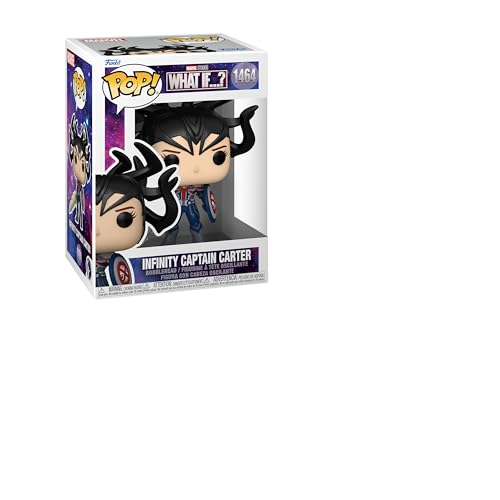 Funko POP! Vinyl: Marvel - What If - Infinity Captain Carter - Vinyl-Sammelfigur - Geschenkidee - Offizielle Handelswaren - Spielzeug Für Kinder Und Erwachsene - Modellfigur Für Sammler Und Display von Funko