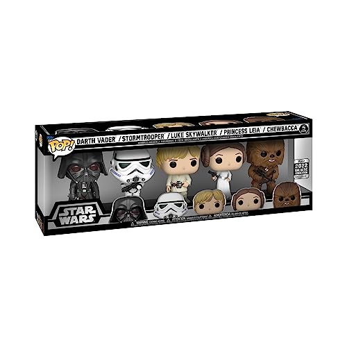 Funko Pop! Vinyl: Star Wars - Darth Vader - 5 Pack - Amazon-Exklusiv - Vinyl-Sammelfigur - Geschenkidee - Offizielle Handelswaren - Spielzeug Für Kinder und Erwachsene - Movies Fans von Funko