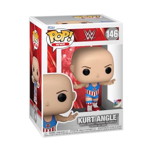 Funko Pop! WWE: Kurt Angle - Vinyl-Sammelfigur - Geschenkidee - Offizielle Handelswaren - Spielzeug Für Kinder und Erwachsene - Sports Fans - Modellfigur Für Sammler und Display von Funko