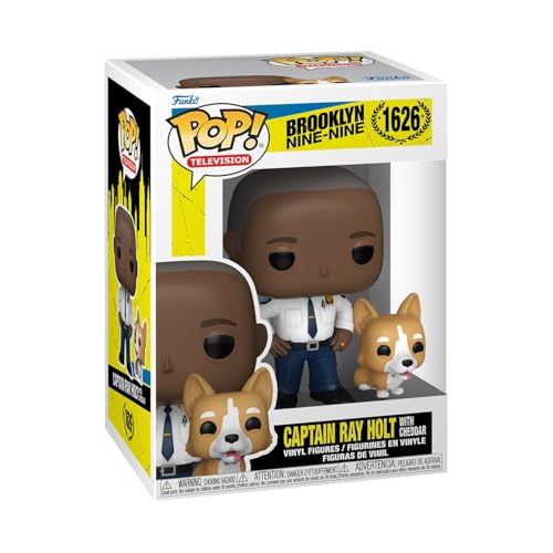 Funko POP & Buddy: Brooklyn Nine-Nine - Captain Holt w/Dog - Vinyl-Sammelfigur - Geschenkidee - Offizielle Handelswaren - Spielzeug Für Kinder und Erwachsene - TV Fans von Funko