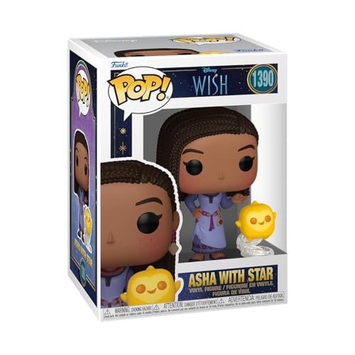 Funko POP! & Buddy: Disney Wish - Asha - Vinyl-Sammelfigur - Geschenkidee - Offizielle Handelswaren - Spielzeug Für Kinder Und Erwachsene - Ad Icons Fans - Modellfigur Für Sammler Und Display von Funko