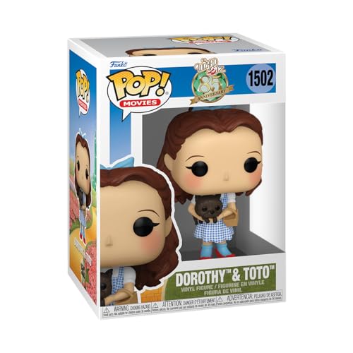 Funko POP! & Buddy: The Wizard of Oz - Dorothy Gale mit Toto - Vinyl-Sammelfigur - Geschenkidee - Offizielle Handelswaren - Spielzeug Für Kinder und Erwachsene - Movies Fans - Modellfigur Für Sammler von Funko