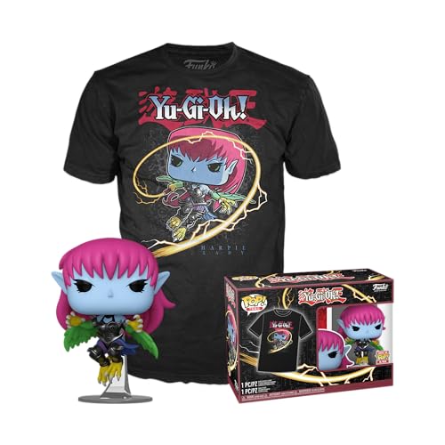 Funko POP! & Tee: YuGiOh - Harpie Lady - Schwarz - L - Yu-Gi-Oh! - T-Shirt - Kleidung mit Vinyl-Sammelfigur - Geschenkidee - Spielzeug und Kurzärmeliges Top Für Erwachsene Männer und Frauen von Funko