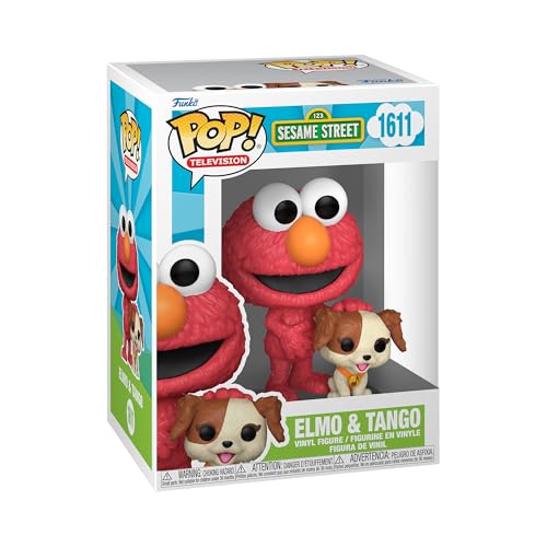 Funko Pop! TV: SS - Elmo & Tango - Sesame Street - Vinyl-Sammelfigur - Geschenkidee - Offizielle Handelswaren - Spielzeug Für Kinder und Erwachsene - TV Fans - Modellfigur Für Sammler und Display von Funko