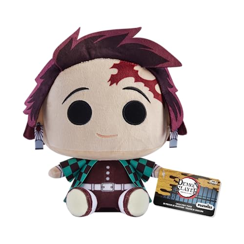 Funko Plush: Demon Slayer - 7" Tanjiro Kamado - Plüschtier - Geschenkidee Zum Geburtstag - Offizielle Handelswaren - Gefüllt Plüschtiere Für Kinder und Erwachsene - Ideal Für Anime Fans von Funko