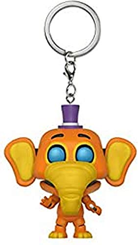 Funko Pocket POP! Keychain: Five Nights At Freddy's (FNAF) Pizza Sim: Orville Elephant - FNAF Pizza Simulator - Neuartiger Schlüsselanhänger - Vinyl-Minifigur Zum Sammeln - Strumpffüller - Minifigur von Funko