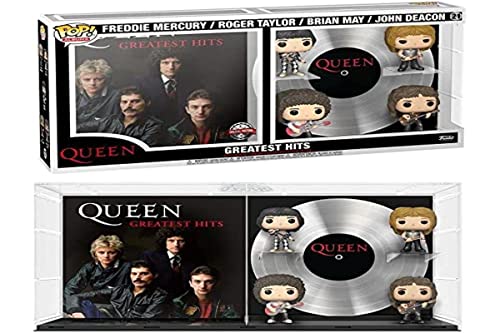 Funko Pop! Albums Deluxe: Queen - Freddie Mercury - Greatest Hits - Vinyl-Sammelfigur - Geschenkidee - Offizielle Handelswaren - Spielzeug Für Kinder und Erwachsene - Music Fans von Funko