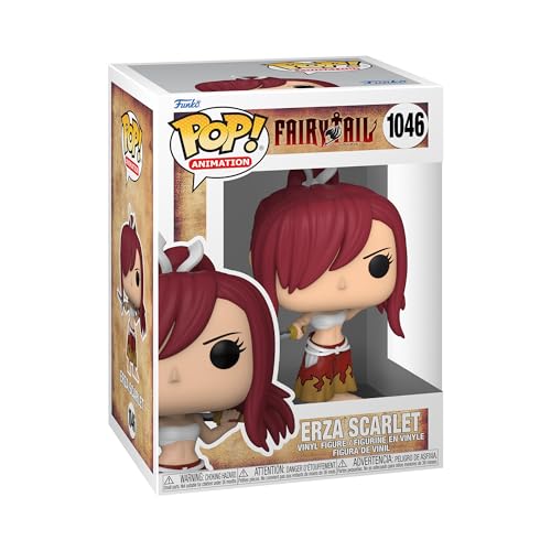 Funko Pop! Animation: Fairy Tail - Erza Scarlet - Vinyl-Sammelfigur - Geschenkidee - Offizielle Handelswaren - Spielzeug Für Kinder und Erwachsene - Anime Fans - Modellfigur Für Sammler und Display Funko Pop! Animation: Fairy Tail - Erza Scarlet - Vinyl-Sammelfigur - Geschenkidee - Offizielle Handelswaren - Spielzeug Für Kinder und Erwachsene - Anime Fans - Modellfigur Für Sammler und Display von Funko