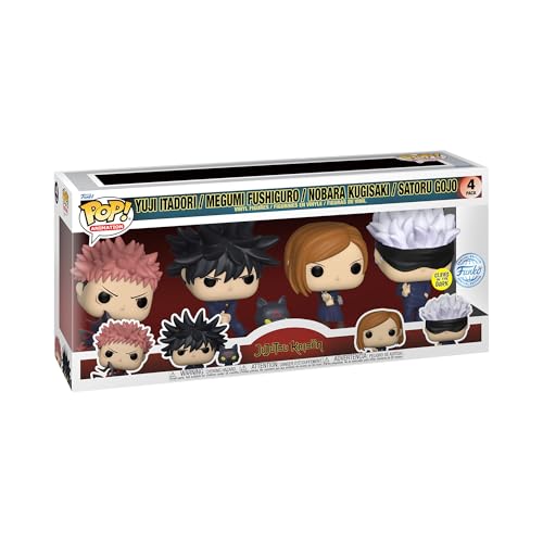 Funko Pop! Animation: Jujutsu Kaisen - Satoru Gojo - 4Pk - Vinyl-Sammelfigur - Geschenkidee - Offizielle Handelswaren - Spielzeug Für Kinder und Erwachsene - Anime Fans - Modellfigur Für Sammler von Funko