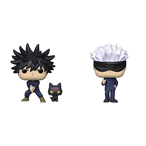 Funko Pop! Animation: Jujutsu Kaisen - Satoru Gojo - Vinyl-Sammelfigur & Pop! & Buddy: Jujutsu Kaisen - Megumi Fushiguro mit Dogs von Funko