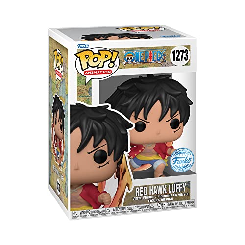 Funko Pop! Animation: One Piece - Red Hawk Luffy - Leuchtet Im Dunkeln - Chase - Vinyl-Sammelfigur - Geschenkidee - Offizielle Handelswaren - Spielzeug Für Kinder und Erwachsene - Anime Fans von Funko