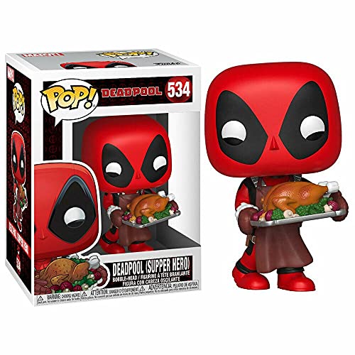 Funko Pop! Bobble Marvel: Holiday - Deadpool - Vinyl-Sammelfigur - Geschenkidee - Offizielle Handelswaren - Spielzeug Für Kinder und Erwachsene - Comic Books Fans - Modellfigur Für Sammler von Funko