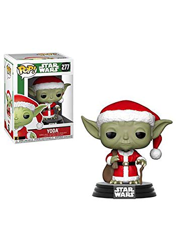 Funko Pop! Bobble: Star Wars: Holiday Santa Yoda - Vinyl-Sammelfigur - Geschenkidee - Offizielle Handelswaren - Spielzeug Für Kinder und Erwachsene - Movies Fans - Modellfigur Für Sammler von Funko