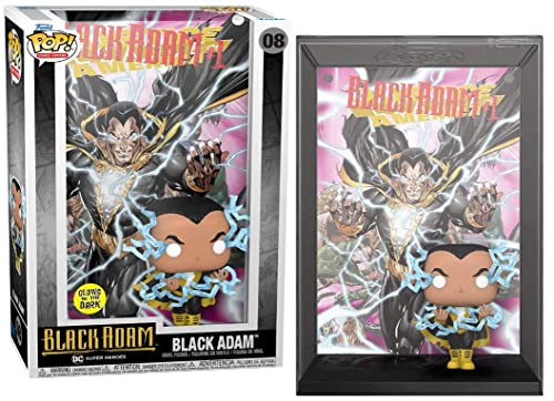 Funko Pop! Comic Cover: DC - Black Adam - Leuchtet Im Dunkeln - Vinyl-Sammelfigur - Geschenkidee - Offizielle Handelswaren - Spielzeug Für Kinder und Erwachsene - Modellfigur Für Sammler und Display von Funko