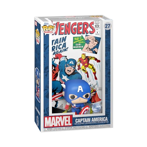 Funko Pop! Comic Cover: Marvel - Marvel Avengers #4 - (1963) - Vinyl-Sammelfigur - Geschenkidee - Offizielle Handelswaren - Spielzeug Für Kinder und Erwachsene - Modellfigur Für Sammler von Funko