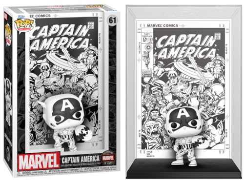 Funko Pop! Comic Cover: Marvel's 85th - Capt. Captain America - Marvel Comics - Vinyl-Sammelfigur - Geschenkidee - Offizielle Handelswaren - Spielzeug Für Kinder und Erwachsene - Movies Fans von Funko