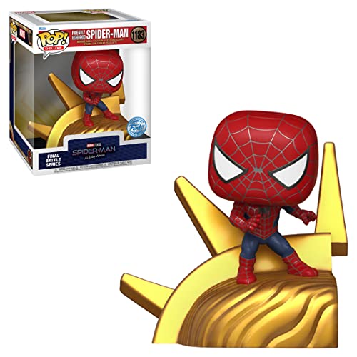 Funko Pop! Deluxe Spider-Man No Way Home: Friendly Neighborhood Spider-Man Final Battle Series Build-A-Scene Vinyl Figure von Funko