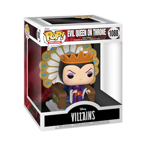 Funko Pop! Deluxe: Disney Villains - Evil Queen On Throne- Vinyl-Sammelfigur - Geschenkidee - Offizielle Handelswaren - Spielzeug Für Kinder und Erwachsene - Movies Fans von Funko