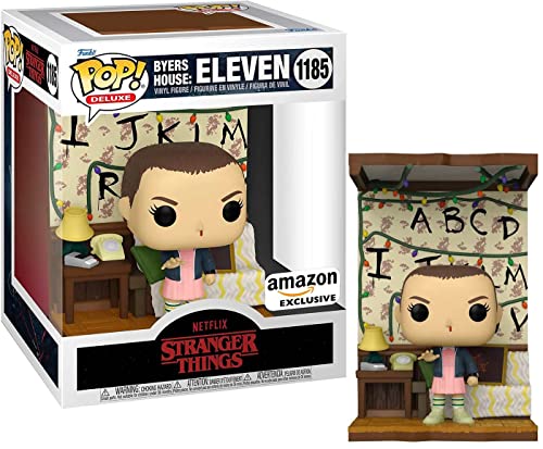 Funko Pop! Deluxe: Stranger Things Build A Scene - Eleven - Elf - Amazon-Exklusiv - Vinyl-Sammelfigur - Geschenkidee - Offizielle Handelswaren - Spielzeug Für Kinder und Erwachsene - TV Fans von Funko