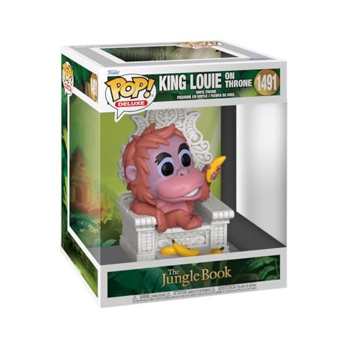 Funko Pop! Deluxe: TJB – King Louie On Throne - Jungle Book - Vinyl-Sammelfigur - Geschenkidee - Offizielle Handelswaren - Spielzeug Für Kinder und Erwachsene - Movies Fans - Modellfigur Für Sammler von Funko
