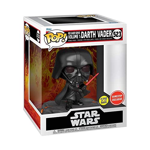 Funko Pop! Disney Star Wars: Red Saber Series Vol.1 - Darth Vader (Glows in The Dark) (Special Edition) #523 Bobble-Head Vinyl Figure von Funko