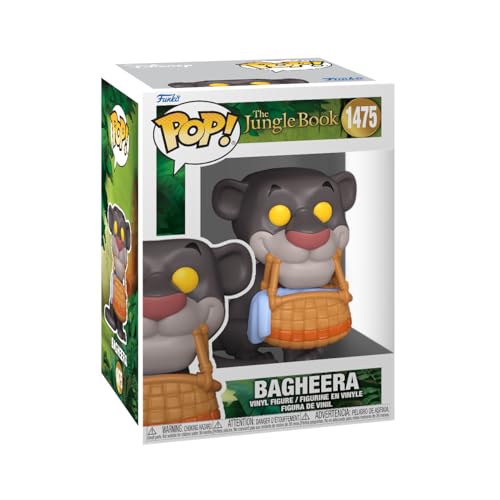 Funko Pop! Disney: TJB – Bagheera mit Basket - Jungle Book - Vinyl-Sammelfigur - Geschenkidee - Offizielle Handelswaren - Spielzeug Für Kinder und Erwachsene - Movies Fans - Modellfigur Für Sammler von Funko