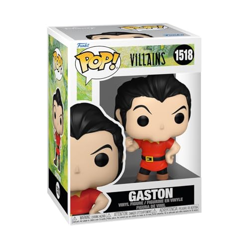 Funko Pop! Disney: Villains - Gaston - Disney Villains - Vinyl-Sammelfigur - Geschenkidee - Offizielle Handelswaren - Spielzeug Für Kinder und Erwachsene - Movies Fans - Modellfigur Für Sammler von Funko