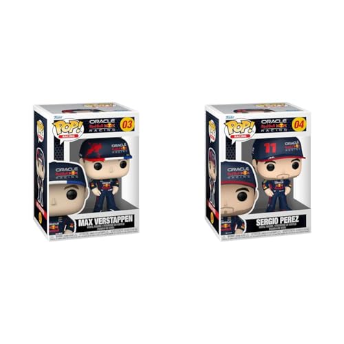 Funko Pop! Formula 1- Max Verstappen - Red Bull F1 & POP! Vinyl: Formula 1- Sergio Perez - Red Bull F1 - Vinyl-Sammelfigur von Funko