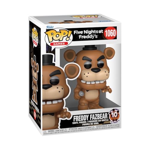 Funko Pop! Games: Five Night's at Freddy Fazbear's - Freddy Fazbear - Five Nights at Freddy's - Vinyl-Sammelfigur - Geschenkidee - Offizielle Handelswaren - Spielzeug Für Kinder und Erwachsene von Funko