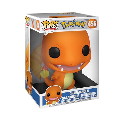 Funko Pop! Games: Pokemon - 10" Charmander - Glumanda - Vinyl-Sammelfigur - Geschenkidee - Offizielle Handelswaren - Spielzeug Für Kinder und Erwachsene - Video Games Fans - Modellfigur Für Sammler von Funko