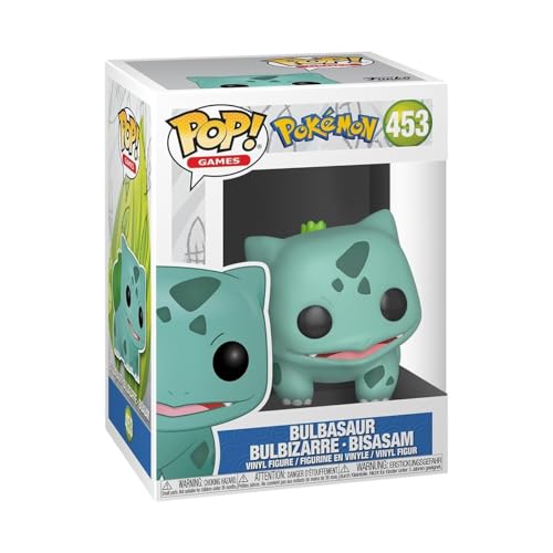 Funko Pop! Games: Pokemon - Bulbasaur - Bisasam - Vinyl-Sammelfigur - Geschenkidee - Offizielle Handelswaren - Spielzeug Für Kinder und Erwachsene - Video Games Fans - Modellfigur Für Sammler von Funko