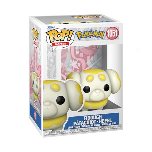 Funko Pop! Games: Pokemon - Fidough - Hefel - Vinyl-Sammelfigur - Geschenkidee - Offizielle Handelswaren - Spielzeug Für Kinder und Erwachsene - Video Games Fans - Modellfigur Für Sammler und Display von Funko