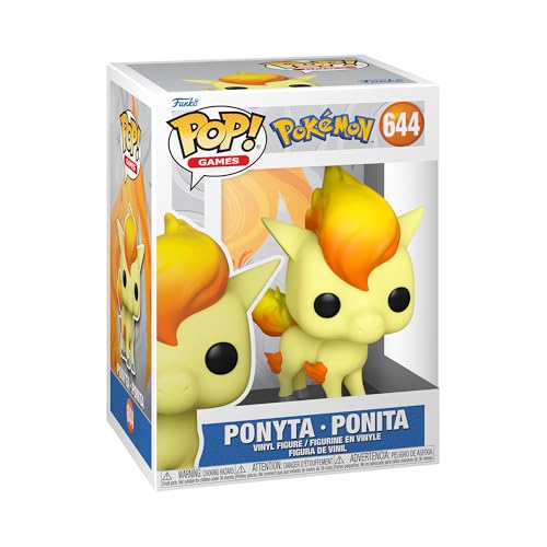 Funko Pop! Games: Pokemon - Ponyta - Ponita - Vinyl-Sammelfigur - Geschenkidee - Offizielle Handelswaren - Spielzeug Für Kinder und Erwachsene - Video Games Fans - Modellfigur Für Sammler und Display von Funko