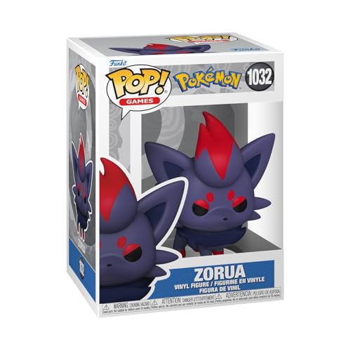 Funko Pop! Games: Pokemon - Zorua - Vinyl-Sammelfigur - Geschenkidee - Offizielle Handelswaren - Spielzeug Für Kinder und Erwachsene - Video Games Fans - Modellfigur Für Sammler und Display von Funko