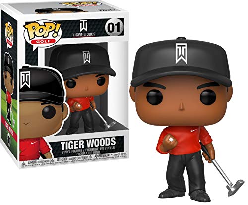 Funko Pop! Golf: Tiger Woods - (Red Shirt) - Vinyl-Sammelfigur - Geschenkidee - Offizielle Handelswaren - Spielzeug Für Kinder und Erwachsene - Sports Fans - Modellfigur Für Sammler und Display von Funko