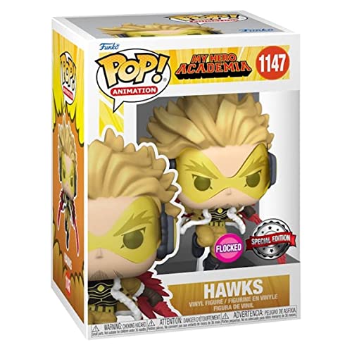 Funko Pop! Animation: My Hero Academia S9 - Hawks (Flocked) (Special Edition) #1147 Vinyl Figure von Funko