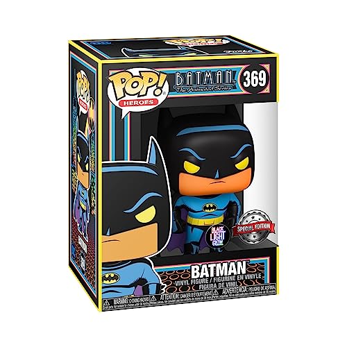 Funko Pop! Heroes: DC - Batman - (Black Light) - DC Comics - Vinyl-Sammelfigur - Geschenkidee - Offizielle Handelswaren - Spielzeug Für Kinder und Erwachsene - Comic Books Fans von Funko