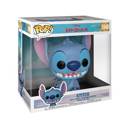 Funko Pop! Jumbo: Disney - Lilo & Stitch - Stitch - Lilo und Stitch - Vinyl-Sammelfigur - Geschenkidee - Offizielle Handelswaren - Spielzeug Für Kinder und Erwachsene - Movies Fans von Funko