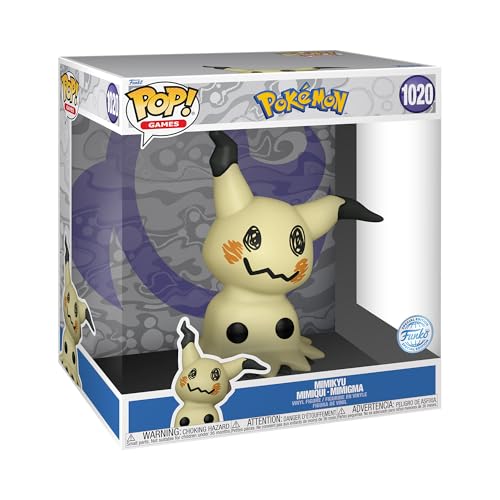 Funko Pop! Jumbo: Pokemon - Mimikyu - Mimigma - Vinyl-Sammelfigur - Geschenkidee - Offizielle Handelswaren - Spielzeug Für Kinder und Erwachsene - Video Games Fans - Modellfigur Für Sammler von Funko