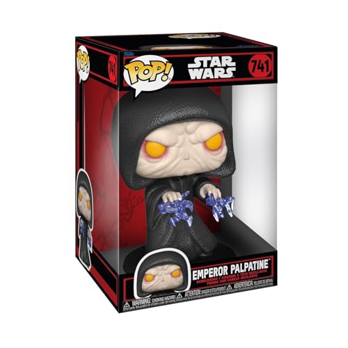 Funko Pop! Jumbo: Star Wars Darkside - Emperor Palpatine - Imperator Palpatine - Vinyl-Sammelfigur - Geschenkidee - Offizielle Handelswaren - Spielzeug Für Kinder und Erwachsene - Movies Fans von Funko