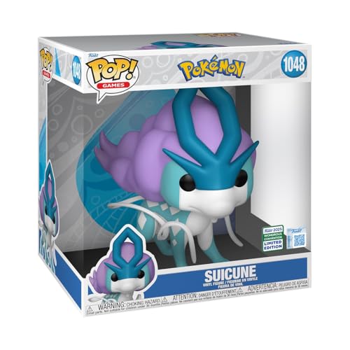 Funko Pop Jumbo: Suicune – Exklusiv von Amazon – Pokémon – Comic Con 2025 WonderCon – Sammelfigur aus Vinyl – Geschenkidee – offizielles Produkt – Spielzeug für Kinder und Erwachsene – Fans von Funko Pop Jumbo: Suicune – Exklusiv von Amazon – Pokémon – Comic Con 2025 WonderCon – Sammelfigur aus Vinyl – Geschenkidee – offizielles Produkt – Spielzeug für Kinder und Erwachsene – Fans von von Funko