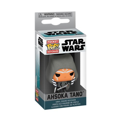 Funko Pop! Keychain: Ahsoka - Ahsoka Tano mit Dual Lightsabers - Star Wars Ahsoka - Neuartiger Schlüsselanhänger - Vinyl-Minifigur Zum Sammeln - Strumpffüller - Geschenkidee - Offizielle Handelswaren von Funko