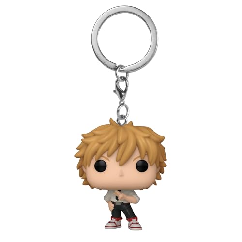 Funko Pop! Keychain: CSM - Denji - Chainsaw Man - Neuartiger Schlüsselanhänger - Vinyl-Minifigur Zum Sammeln - Strumpffüller - Geschenkidee - Offizielle Handelswaren - Anime Fans - Minifigur von Funko