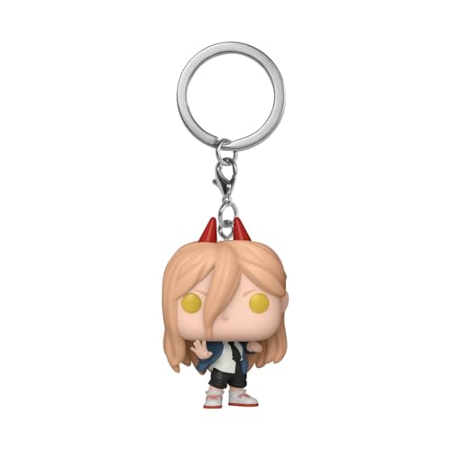 Funko Pop! Keychain: CSM - Power - Chainsaw Man - Neuartiger Schlüsselanhänger - Vinyl-Minifigur Zum Sammeln - Strumpffüller - Geschenkidee - Offizielle Handelswaren - Anime Fans - Minifigur von Funko